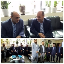 دیدار و نشست دکترصالحی فرد سرپرست محترم دانشگاه علوم پزشکی استان ،مشاور رئیس و مدیر حوزه ریاست و مدیر بودجه دانشگاه با دکتر رحیم نیا مدیر محترم بودجه وزارت بهداشت